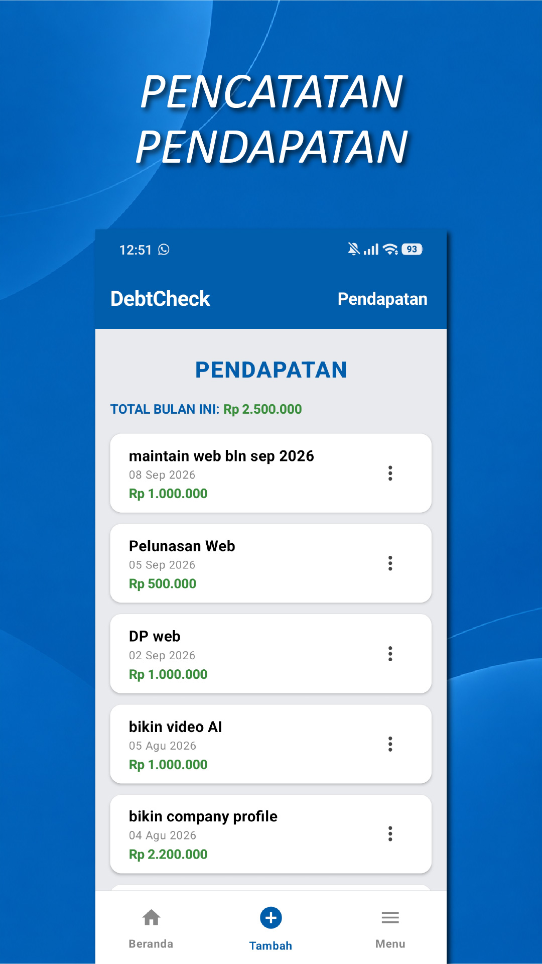 Income Tracker