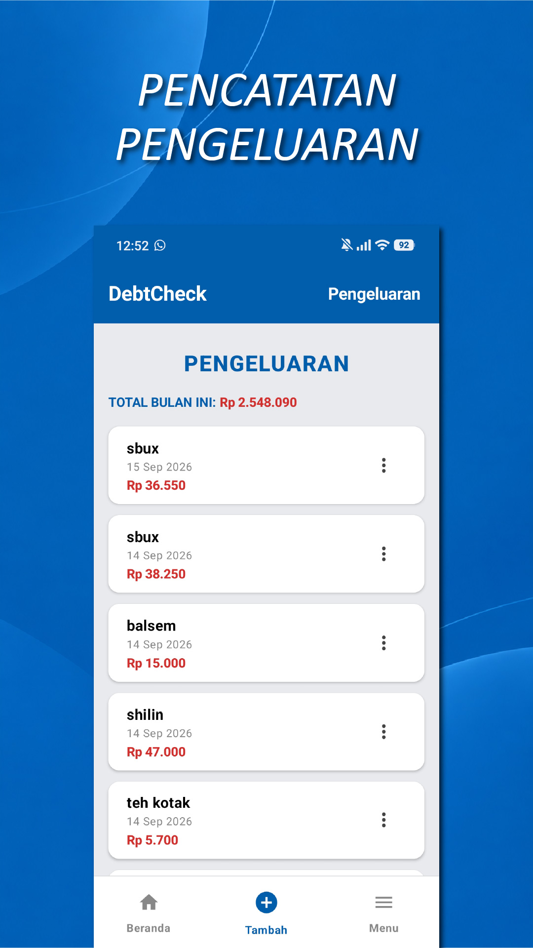 Expense Tracker